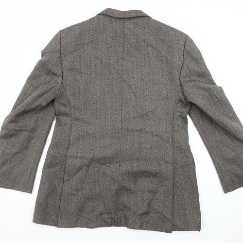 Dunn & Co. Men's Grey Tweed Blazer Jacket 42R