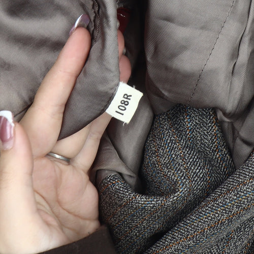 Dunn & Co. Men's Grey Tweed Blazer Jacket 42R