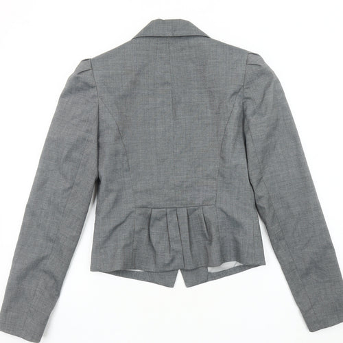 Dorothy Perkins Grey Blazer Women Size 6 Classic Fit