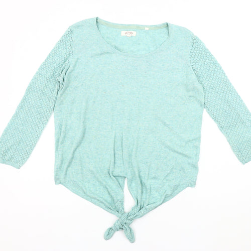 Fat Face Women's Green Pullover Jumper Size 4