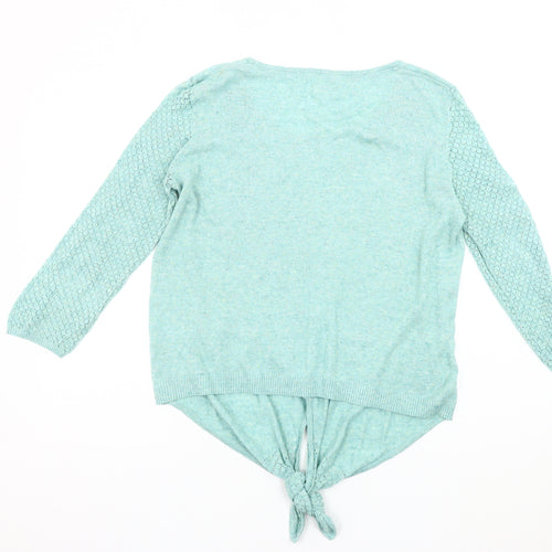 Fat Face Women's Green Pullover Jumper Size 4