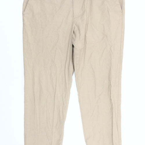 Van Heusen Men's Beige Chino Trousers Size 40
