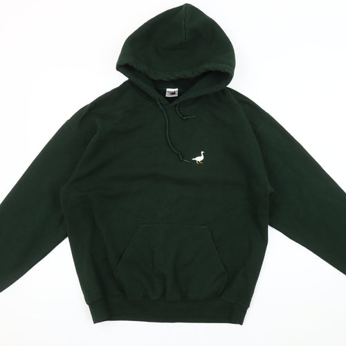 G&G Men's Green Pullover Hoodie Medium