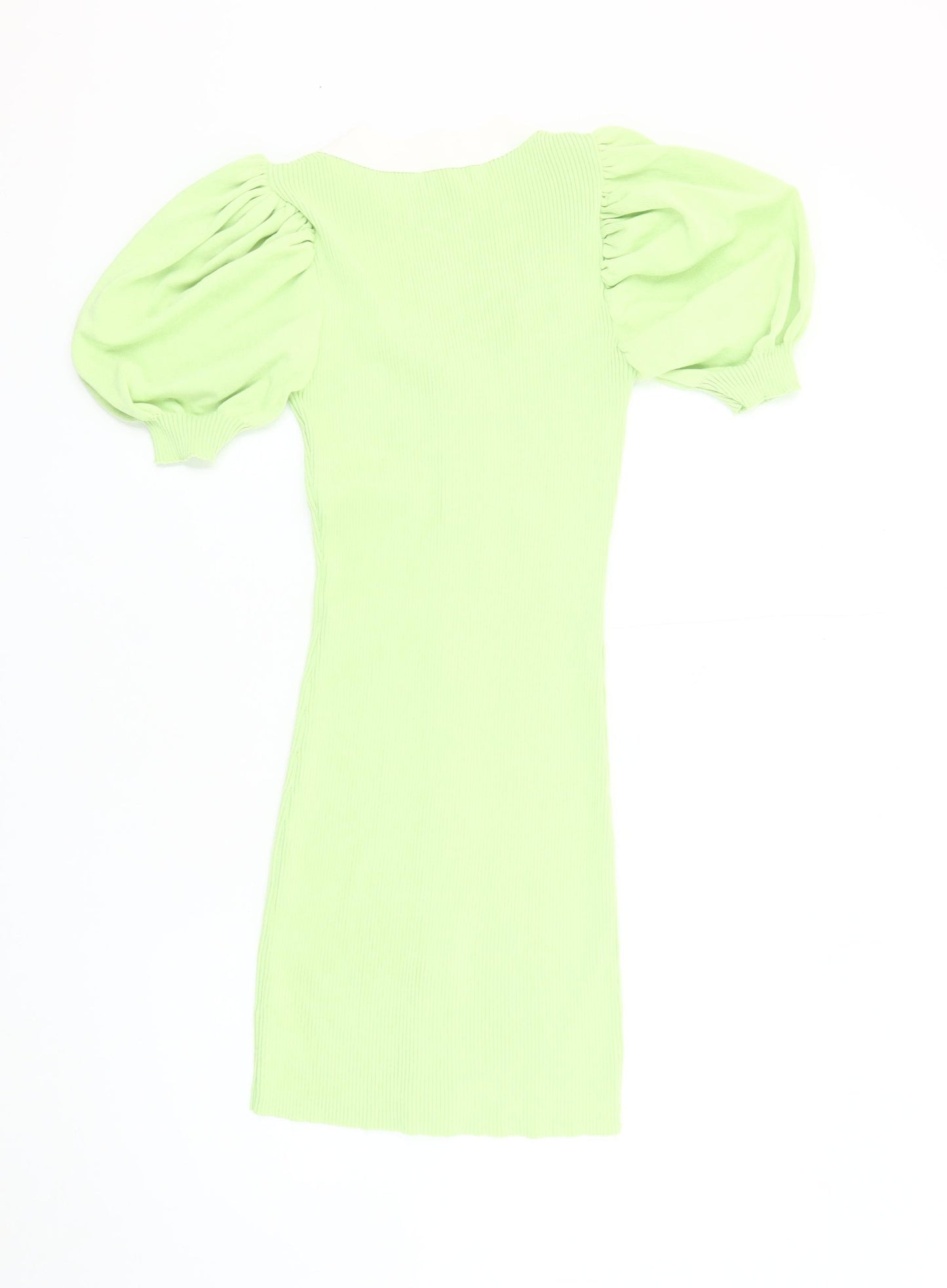 Giorgia Women's Green Bodycon Dress M/L V-Neck Casual