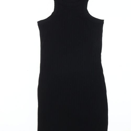 River Island Black Halter Tank Dress Women Size 8