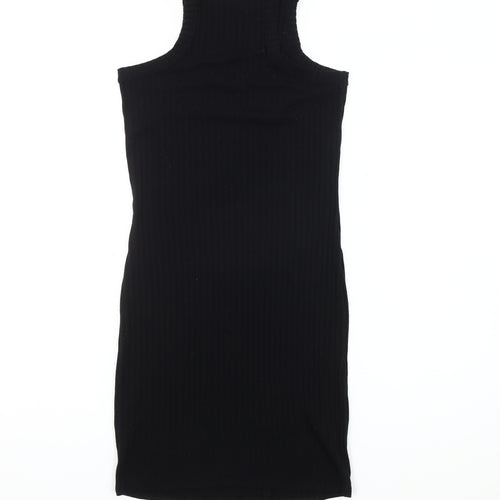 River Island Black Halter Tank Dress Women Size 8