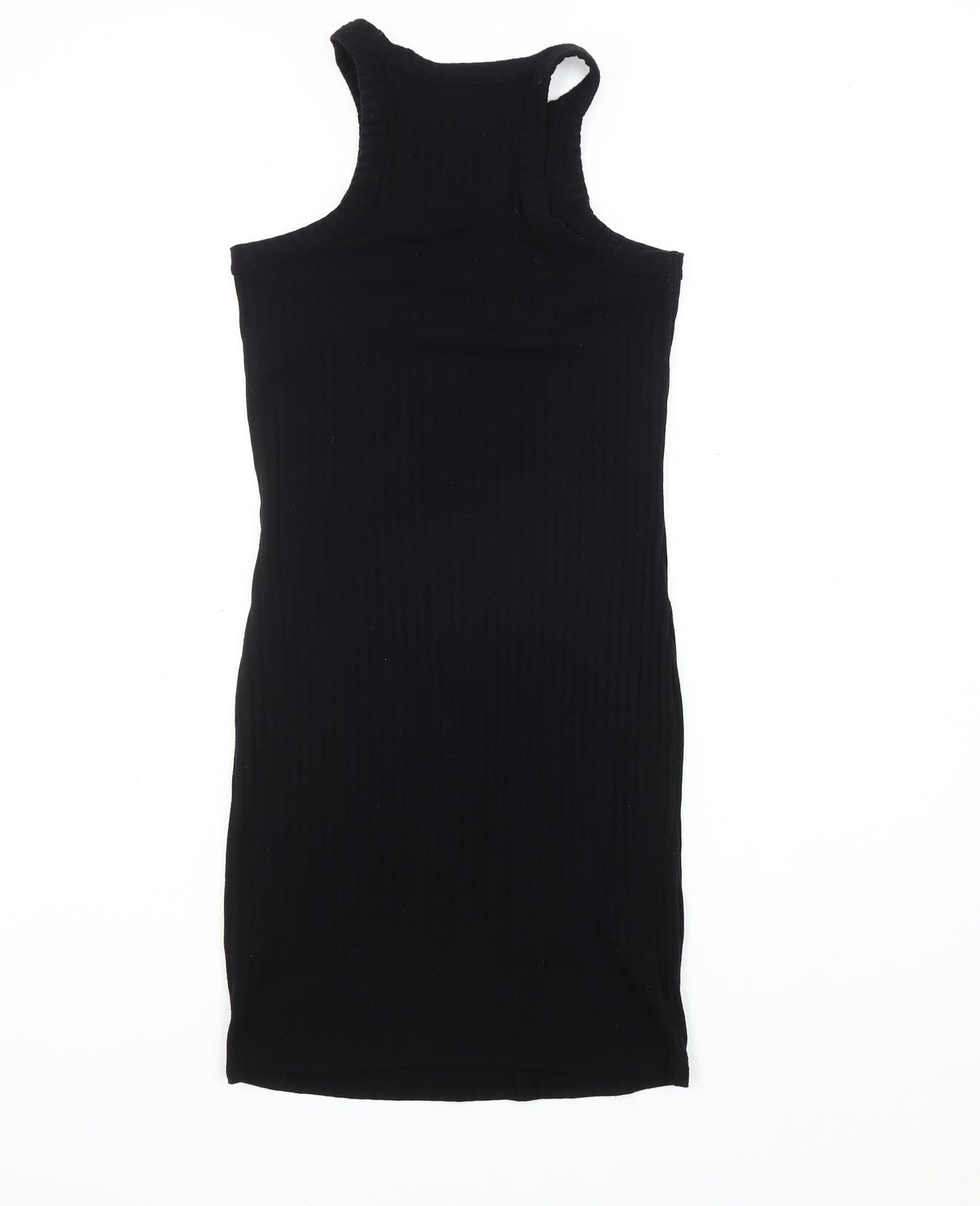 River Island Black Halter Tank Dress Women Size 8