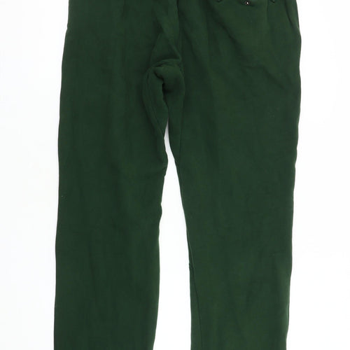 Men's Green XL Jogger Trousers with Pockets