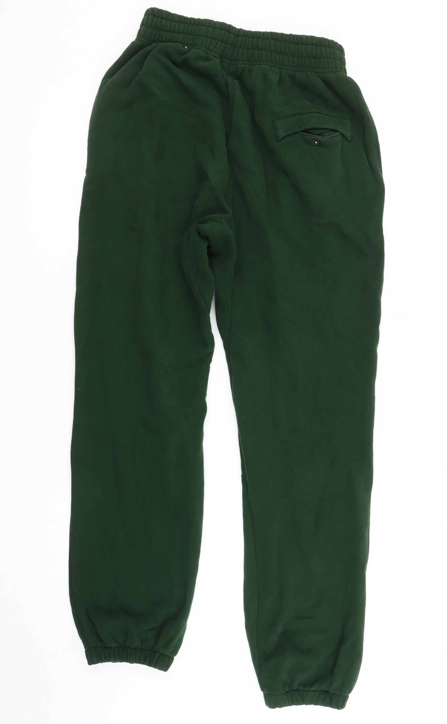 Men's Green XL Jogger Trousers with Pockets