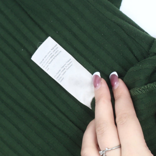 River Island Women's Green Midi Tank Dress Size 8