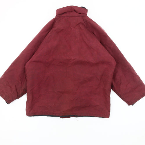 Oxford Blue Boys Red Cotton Jacket 7-8 Years