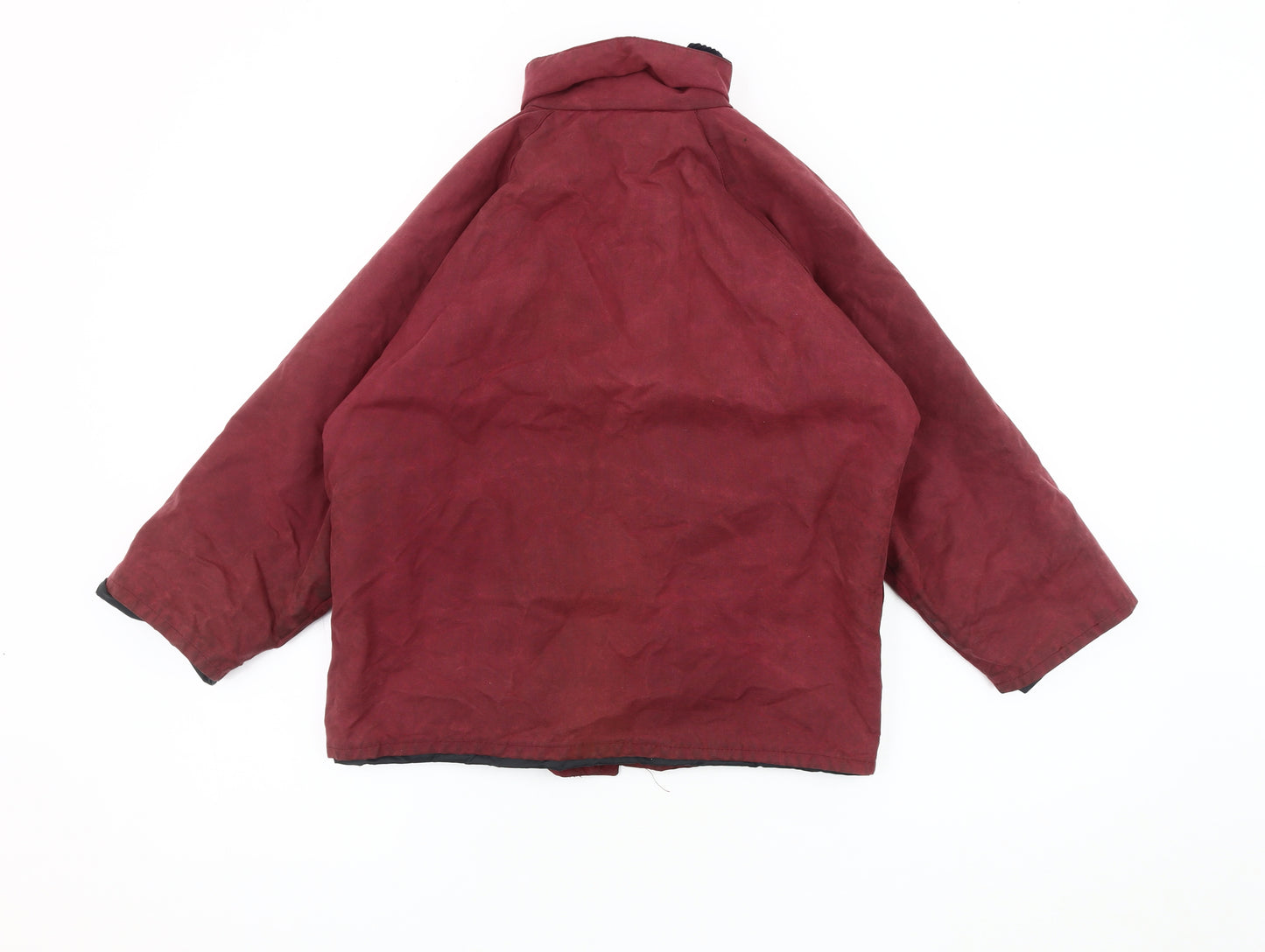 Oxford Blue Boys Red Cotton Jacket 7-8 Years