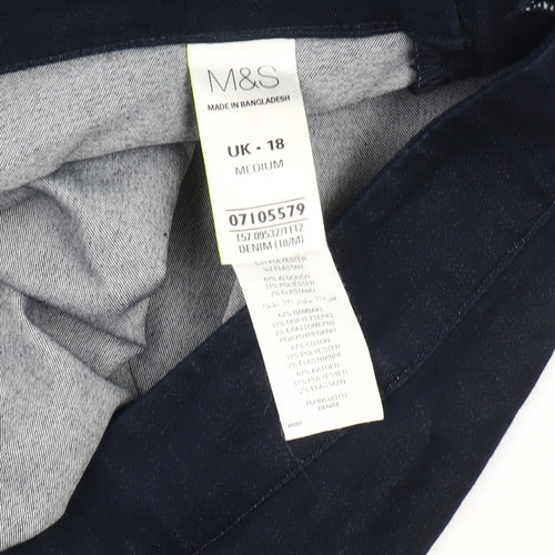 Marks and Spencer Women's Black Trousers Size 18