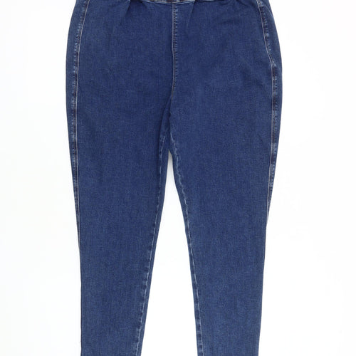 Very Women's Tapered Blue Denim Jeans Size 16