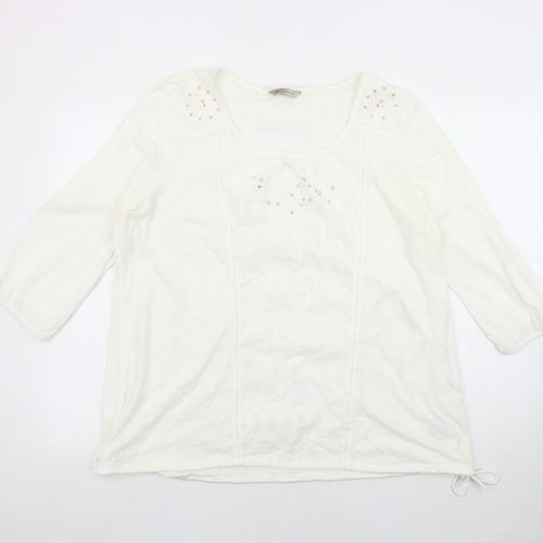 Marks and Spencer Women's White Blouse Size 20