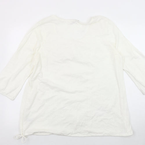 Marks and Spencer Women's White Blouse Size 20