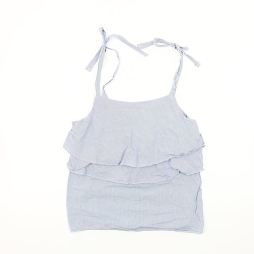 Next Blue Striped Camisole Tank Top Women's Size 6