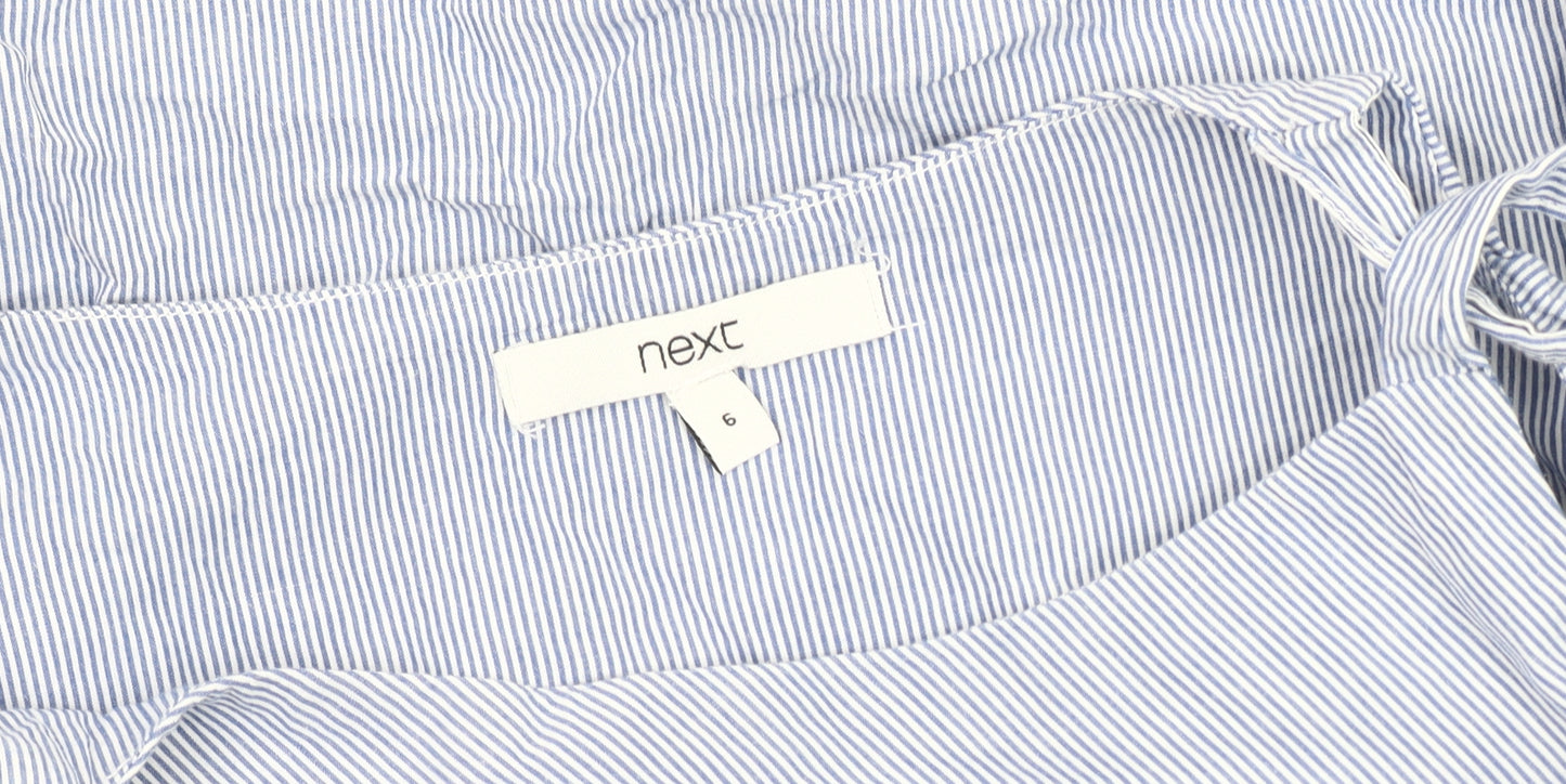 Next Blue Striped Camisole Tank Top Women's Size 6