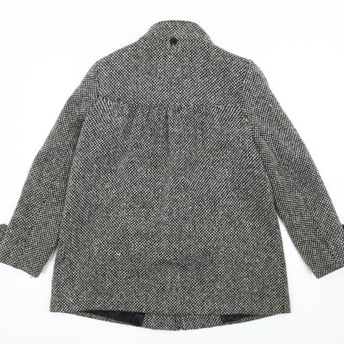 Autonomy Women's Grey Herringbone Duffel Coat Size 8