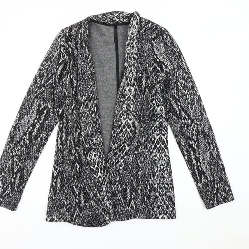 Next Women's Grey Animal Print Blazer Size 16