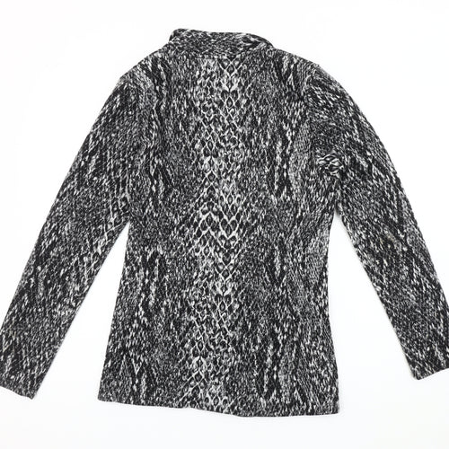 Next Women's Grey Animal Print Blazer Size 16