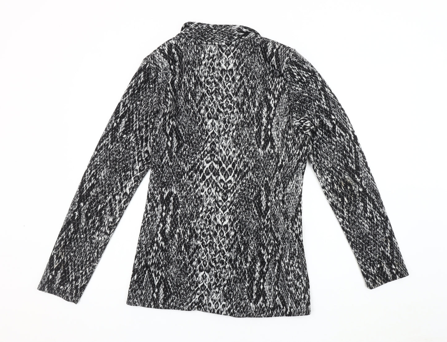 Next Women's Grey Animal Print Blazer Size 16