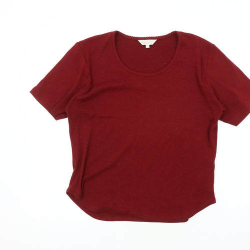 Lakeland Women's Red Basic T-Shirt Size 14