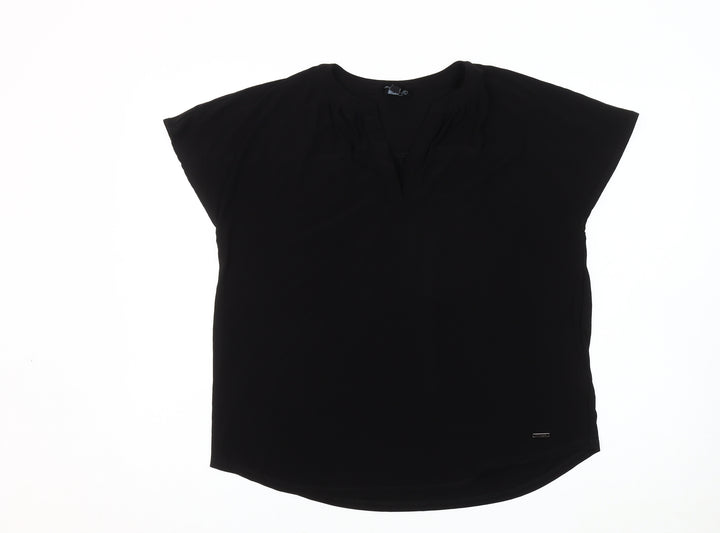 Jones New York Women's Black Blouse Size L