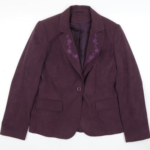 Beketex Women's Purple Blazer Size 14