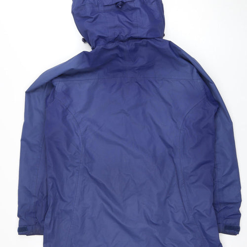 Mountain Warehouse Women's Blue Long Rain Coat Size 16