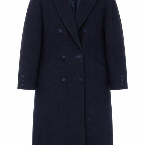 Richards Women’s Blue Wool Pea Coat, Size 14, Business Wear