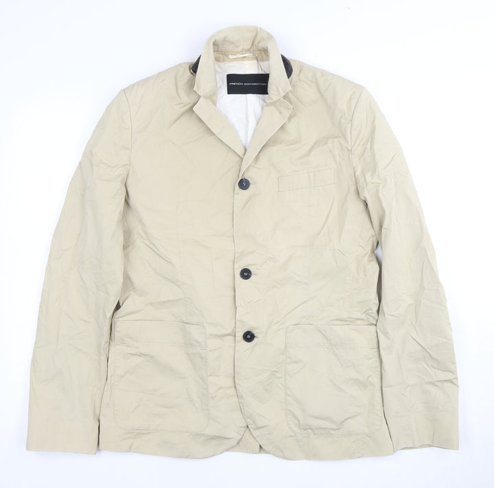 French Connection Men's Beige Blazer Size 38