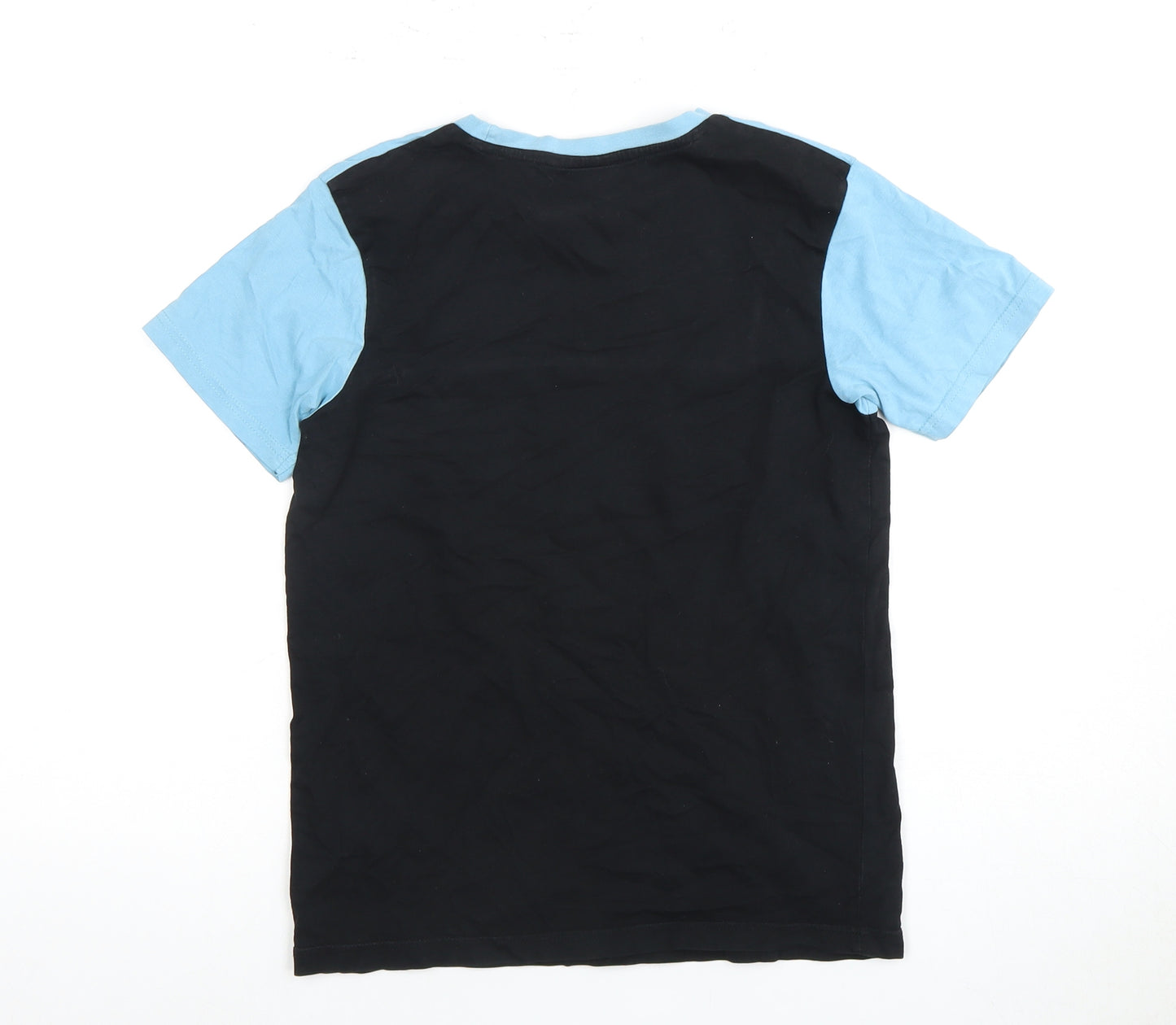 Fortnite Boys T-Shirt Black/Blue M Logo Casual Top