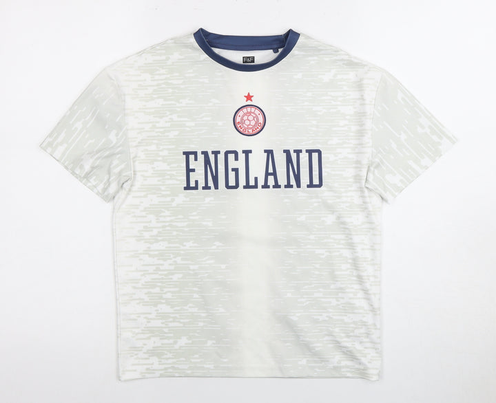 F&F Boys White England Football T-Shirt - 9-10 Years