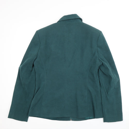Berkertex Women's Green Zip Up Jacket Size 10