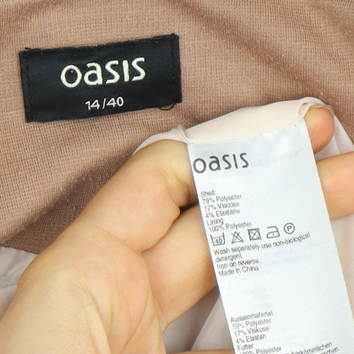 Oasis Women's Brown Blazer Size 14