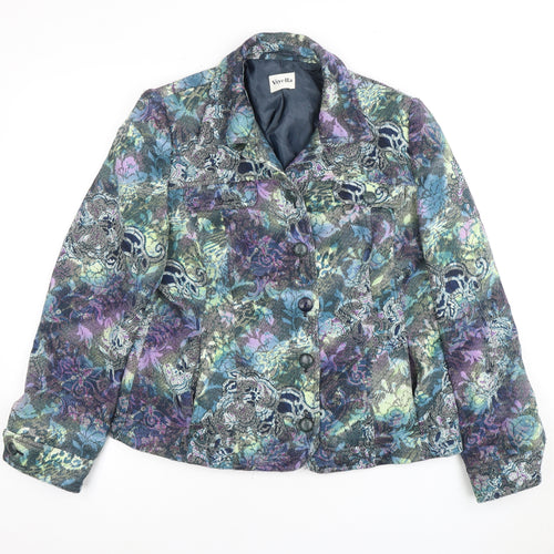 Viyella Multicoloured Women's Blazer - Size 12