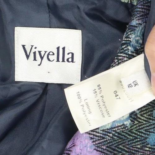 Viyella Multicoloured Women's Blazer - Size 12
