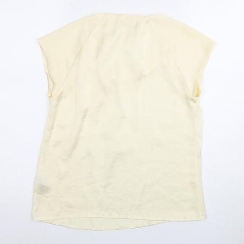 Betty Jackson Black Women's Beige Size 8 Solid Top