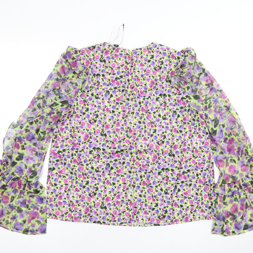 French Connection Women's Multicoloured Floral Blouse XS