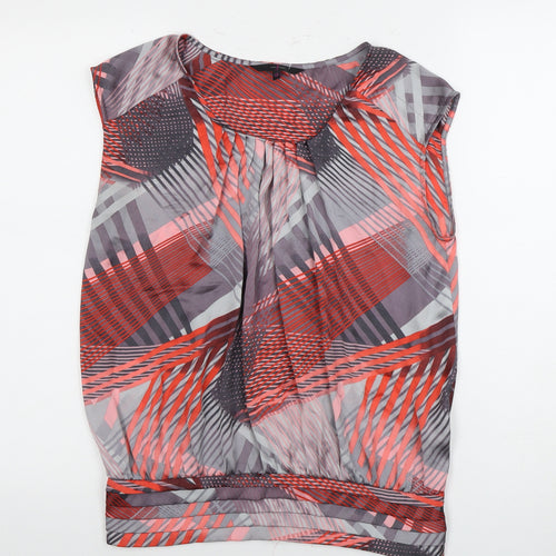Jasper Conran Women's Multicolour Geometric Blouse - Size 10
