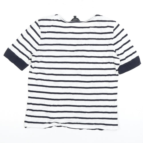 Hobbs Women's Striped T-Shirt Size S