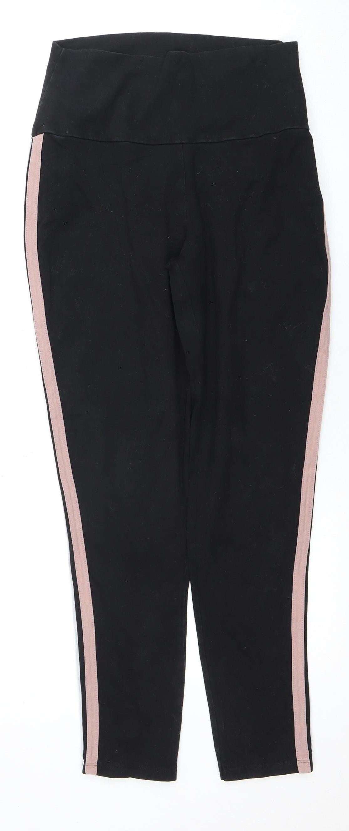 Mint Velvet Women's Black L Leggings with Side Stripe