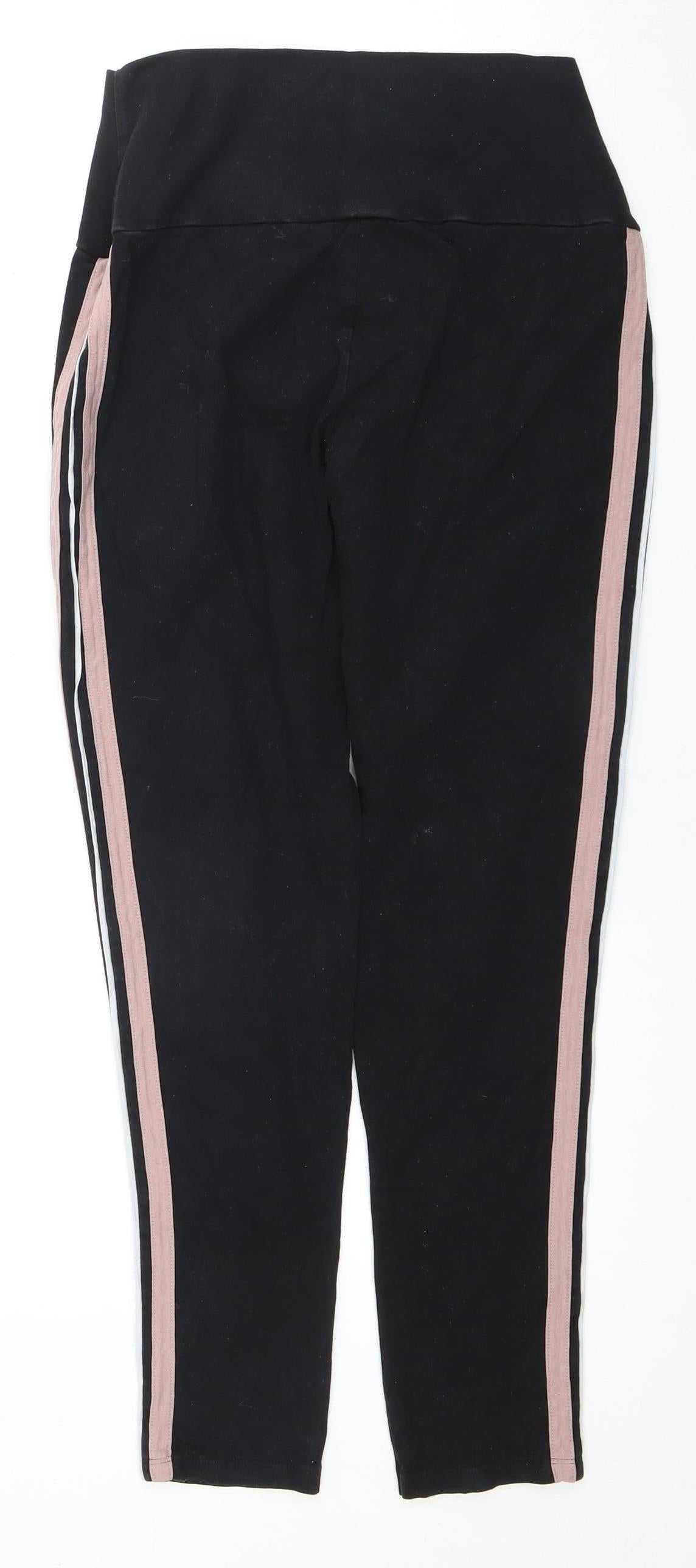 Mint Velvet Women's Black L Leggings with Side Stripe