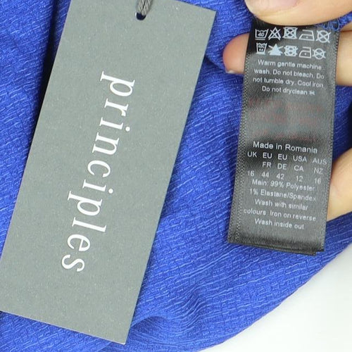 Principles Women's Blue Blouse Size 12