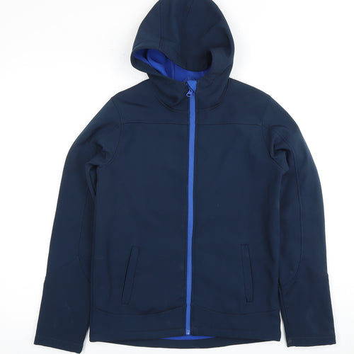 Mountain Warehouse Boys Blue Hooded Jacket 11-12Y