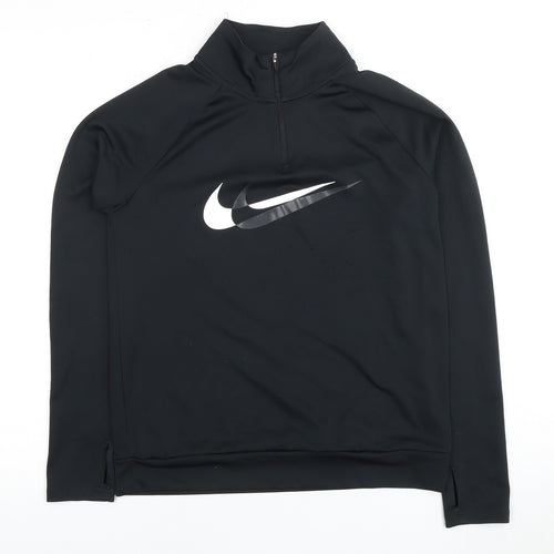 Nike Black XS Unisex Long Sleeve Running Top