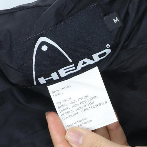Head Men's Black Nylon Jacket Full Zip M