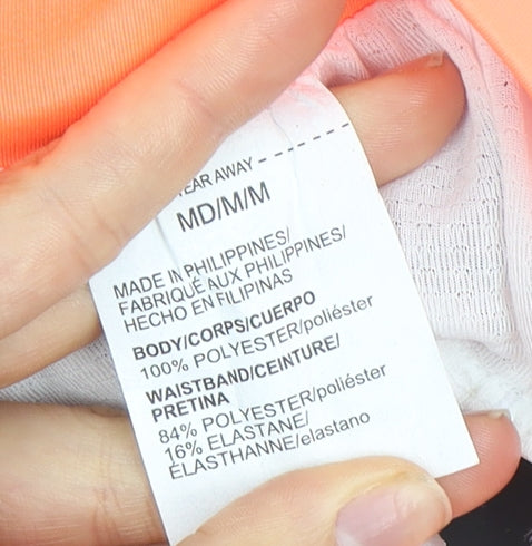 Under Armour Women Orange Purple Athletic Shorts M