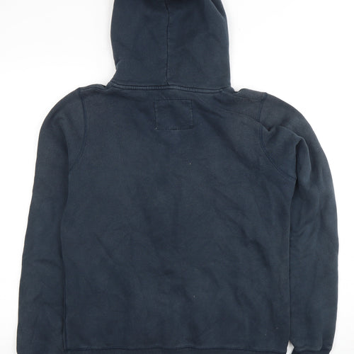 Jack Wills Unisex Adults Blue Pullover Hoodie L